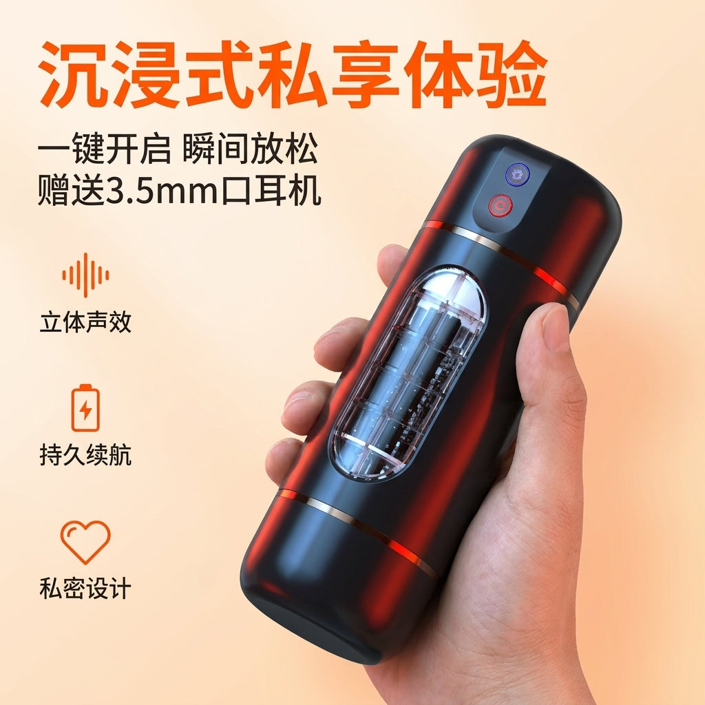 Interactive Male Wellness Cup with Voice Response