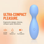 Wholesale Cordless Electric Full Body Massager Silicone Wand Vibrators; Personal Sex Toy Rechargeable External Wand Massager
