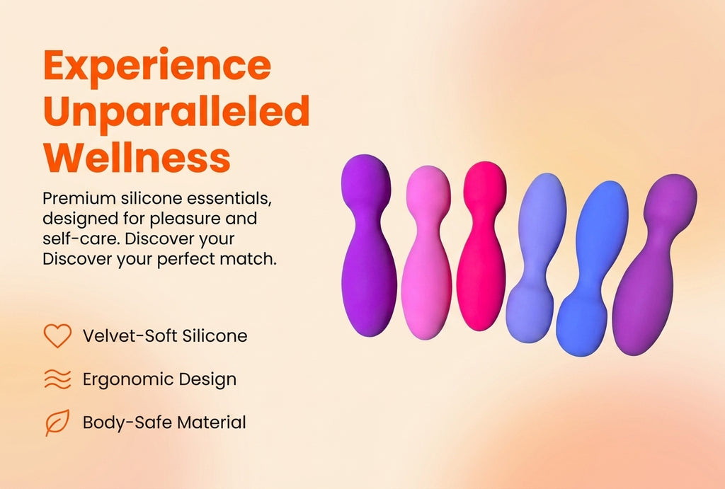 Wholesale Cordless Electric Full Body Massager Silicone Wand Vibrators; Personal Sex Toy Rechargeable External Wand Massager