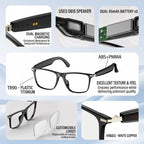 2026 New Cross-Border Hot-Selling Ai Translation Smart Glasses with Call Function, Photochromic Lenses, Bluetooth Wireless Music Glasses