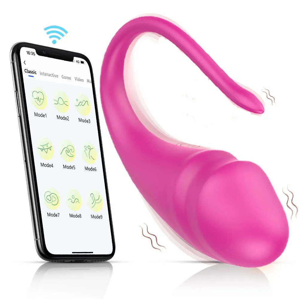 Amoura Clitoral Egg Vibrator, Personal Massager, 9-Mode Vibrating, Women's, Remote Control, Medical-Grade Silicone, Waterproof – clitoral egg vibrator