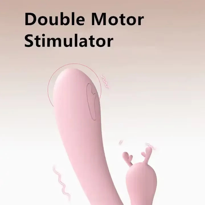Amoura Clitoral & G-Spot Vibrator, Personal Massager, Vibrating, Women's, Silicone, Pink – personal massager