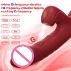 Amoura Clitoral & G-Spot Vibrator, 3-in-1 Suction & Patting, Women's, Medical-Grade Silicone, Waterproof – clitoral and G-spot vibrator