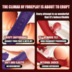 Amoura Clitoral & G-Spot Vibrator, Licking & Suction, Women's, Medical-Grade Silicone, Waterproof IPX6 – medical-grade silicone vibrator