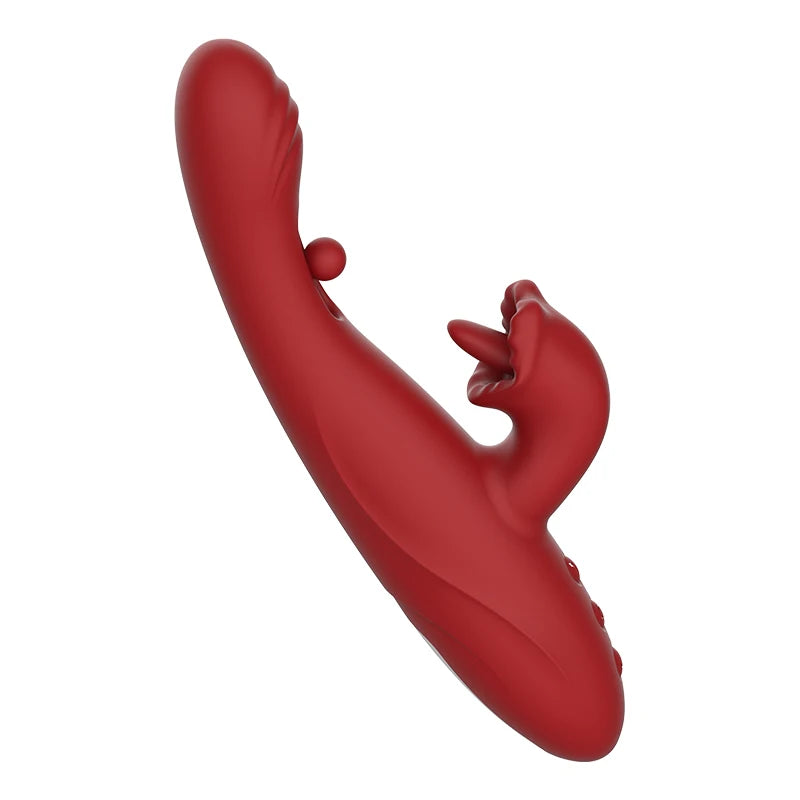 Amoura Clitoral & G-Spot Vibrator, Licking & Suction, Women's, Medical-Grade Silicone, Waterproof IPX6 – g-spot vibrator