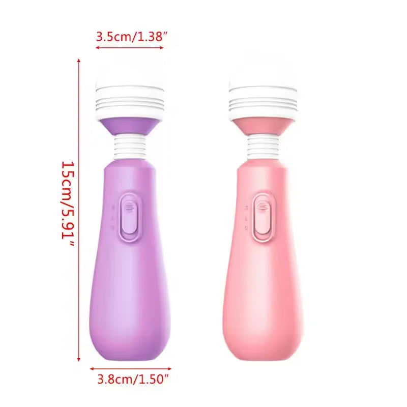 Amoura Clitoral & G-Spot Wand Vibrator, Rotating & Vibrating, Women's, Silicone, Waterproof – Clitoral and G-Spot Wand Vibrator