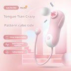 Amoura Clitoral Licking Vibrator, Tongue Toy, 10-Mode, Women's – tongue vibrator women