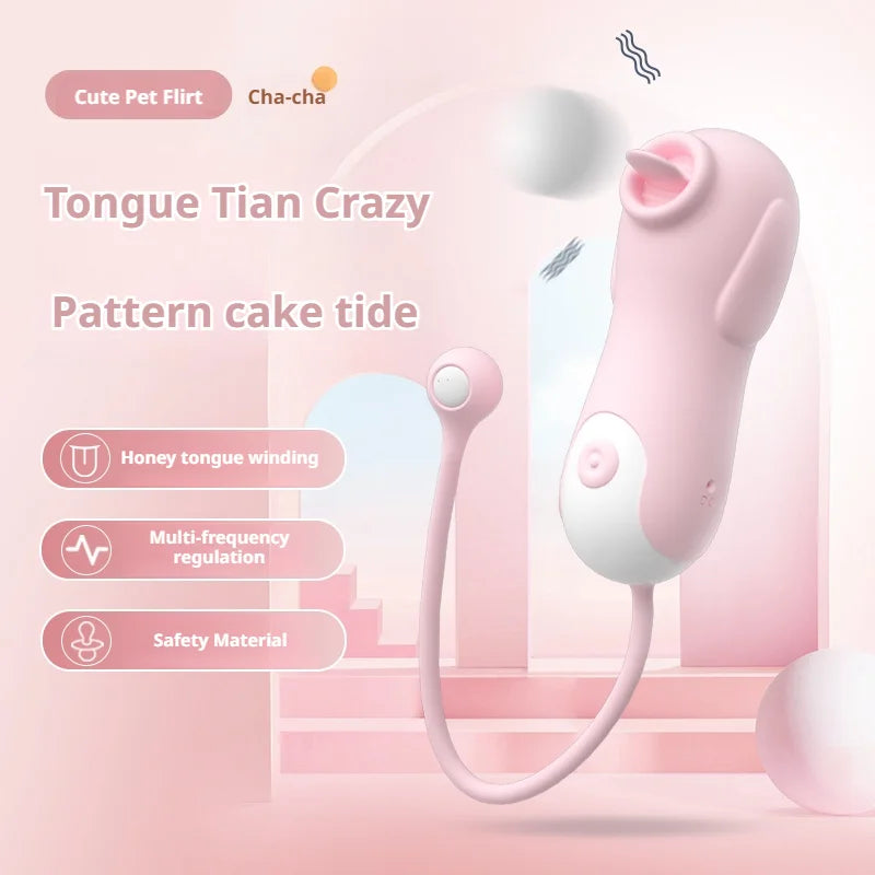 Amoura Clitoral Licking Vibrator, Tongue Toy, 10-Mode, Women's – tongue vibrator women
