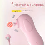 Amoura Clitoral Licking Vibrator, Tongue Toy, 10-Mode, Women's – oral sex toy