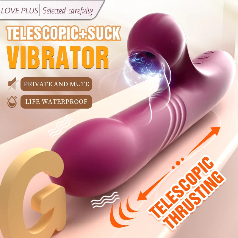 Amoura G-Spot, Clitoral & Anal Vibrator, Suction & Pulsing, Women's, USB Rechargeable, Silicone, Waterproof – Anal vibrator