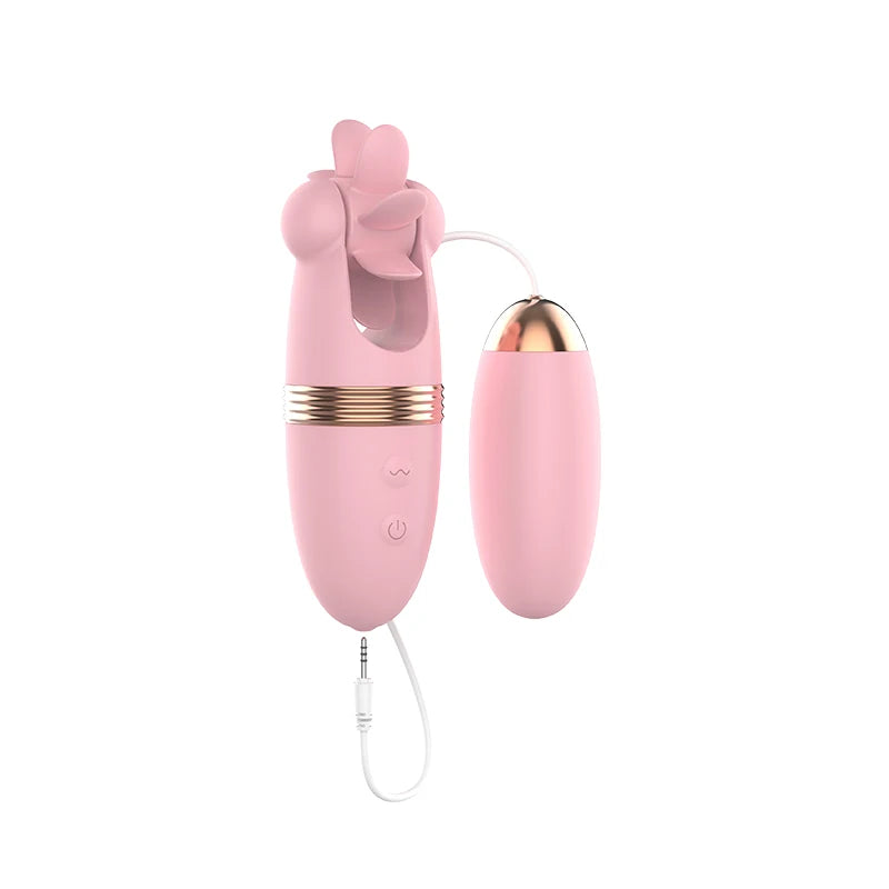 Amoura Clitoral & Vaginal Vibrator, Tongue Licking, Women's, Silicone, Waterproof – clitoral vibrator