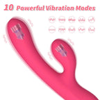 Amoura Clitoral Vibrator, Personal Massager, Dual Motor Vibrating, Women's, Silicone, Heating & Waterproof – Heating Vibrator