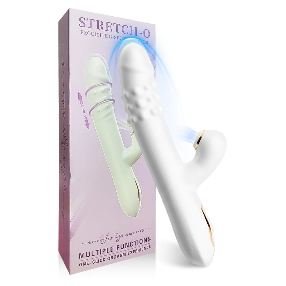 Amoura Clitoral Vibrator with Suction, Personal Massager, Vibrating & Thrusting, Women's, Silicone, Waterproof IPX6 – rotating vibrator