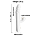 Amoura Clitoral Vibrator with Suction, Personal Massager, Vibrating & Thrusting, Women's, Silicone, Waterproof IPX6 – personal massager