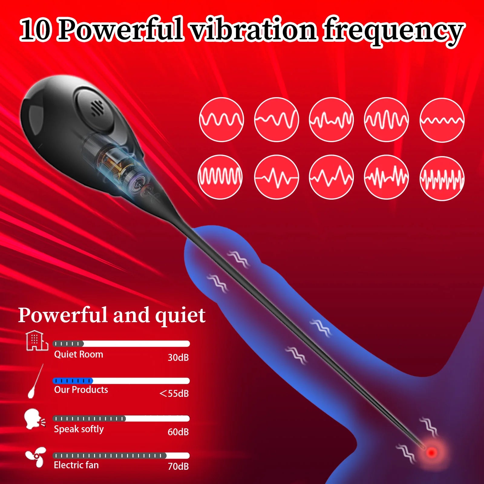 Amoura Dual Ring Cock Ring, Men's, Vibrating, Silicone & ABS – couples toy