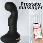 Amoura Anal & G-Spot Butt Plug Vibrator, App-Controlled, 10-Mode, Silicone & ABS, Waterproof – waterproof butt plug