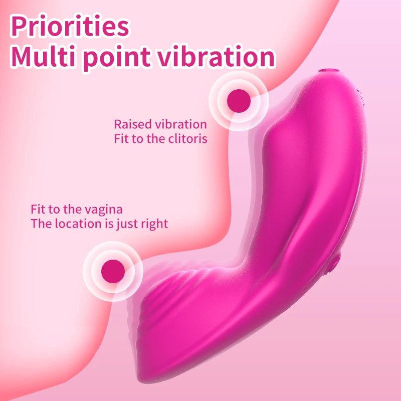 Amoura Clitoral & G-Spot Wearable Egg Vibrator, App-Controlled, Medical-Grade Silicone, IPX5 Waterproof – clitoral and g-spot vibrator