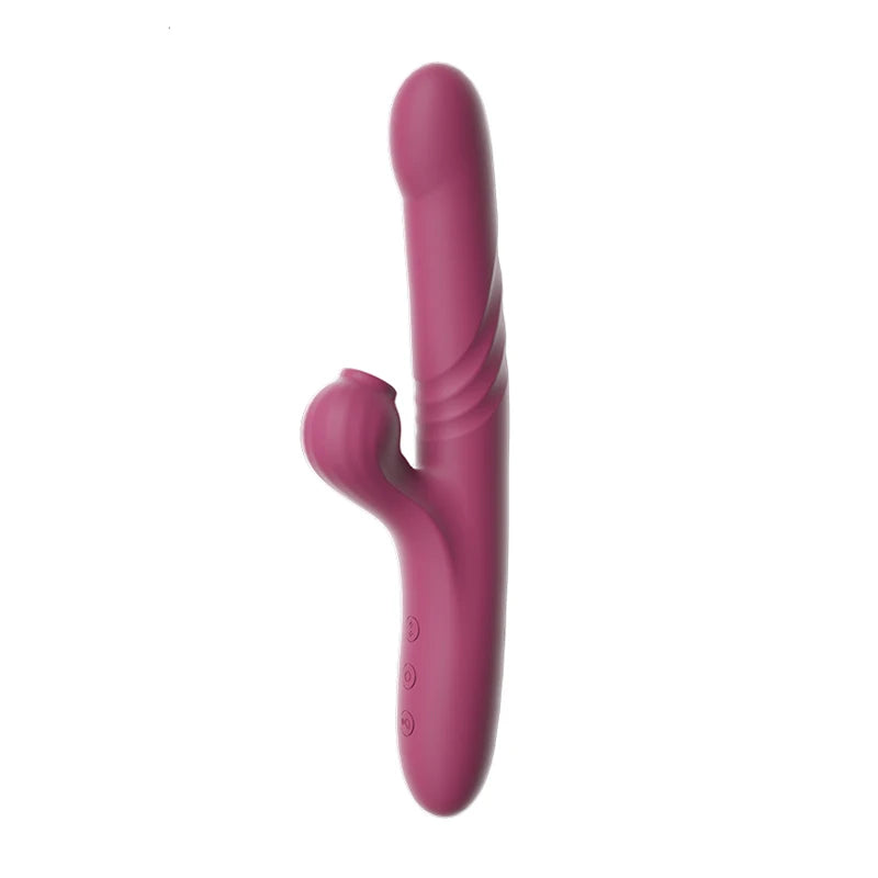 Amoura G-Spot, Clitoral & Anal Vibrator, Suction & Pulsing, Women's, USB Rechargeable, Silicone, Waterproof – Clitoral vibrator