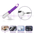 Amoura G-Spot, Vaginal & Anal Telescopic Thrusting Dildo, Women's, Silicone & ABS, Waterproof – telescopic thrusting