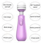 Amoura Clitoral & G-Spot Wand Vibrator, Rotating & Vibrating, Women's, Silicone, Waterproof – Personal Massager