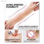 Amoura Men's Stroker Masturbator, Vaginal Simulator, TPE Material