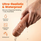 Amoura Clitoral & Vaginal Dildo, Personal Massager, Vibrating, Heating & Telescopic, Women's, Remote Control, Liquid Silicone, Waterproof