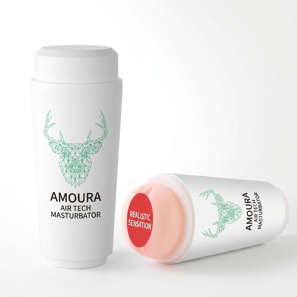 Amoura Men's Stroker Masturbator, Vaginal Simulator, TPE Material