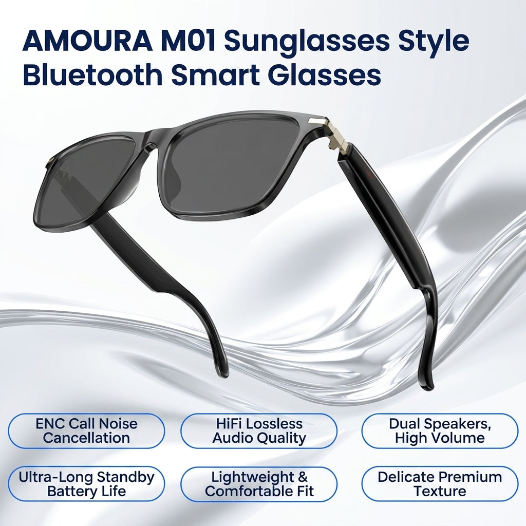 2026 New Cross-Border Hot-Selling Ai Translation Smart Glasses with Call Function, Photochromic Lenses, Bluetooth Wireless Music Glasses
