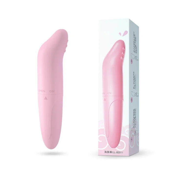 Amoura Dolphin Bullet Vibrator, Personal Massager, Vibrating, Women's, Pink – waterproof vibrator