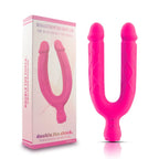 Amoura Double-Headed Dildo Vibrator, Lesbian, Dual Vibration, Silicone, Waterproof – double-headed dildo vibrator