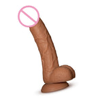 Amoura Realistic Dildo, Silicone, Suction Cup, Waterproof – Medical-Grade Silicone