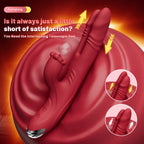 Amoura Clitoral & Vaginal & G-Spot Dual-Head Wand Vibrator, Thrusting & Tongue-Licking, Women's, Silicone, Waterproof – G-spot vibrator