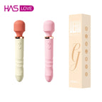Amoura Vaginal & Anal Double-Ended Vibrator, Personal Massager, Dual Motor Vibrating, Women's, Liquid Silicone, Heating