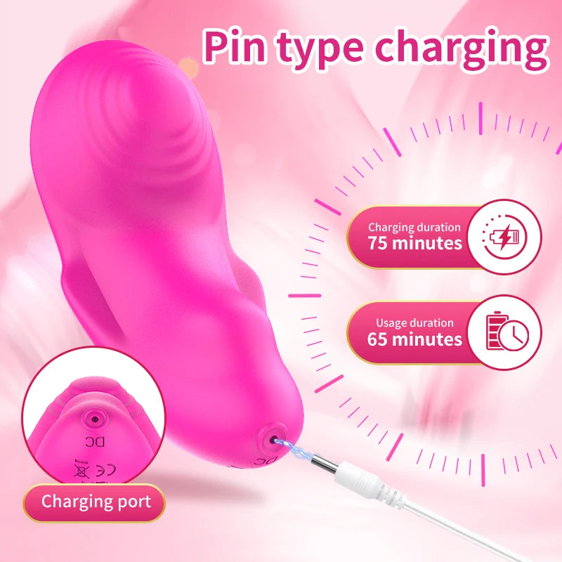 Amoura Clitoral & G-Spot Wearable Egg Vibrator, App-Controlled, Medical-Grade Silicone, IPX5 Waterproof – wearable vibrator