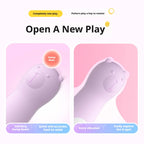 Amoura Clitoral & Vaginal Egg Vibrator, Personal Massager, Vibrating, Women's, Silicone, Waterproof – Waterproof Vibrator