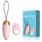 Amoura Vibrating (implicit in 'Vibrator'); 10-stage feature noted in body, Clitoral Egg Vibrator, Remote Control, Women's, Silicone – egg vibrator