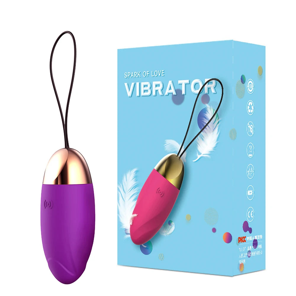 Amoura Clitoral & Anal Egg Vibrator, Personal Massager, Vibrating, Women's, Remote Control, Silicone, Waterproof – anal vibrator