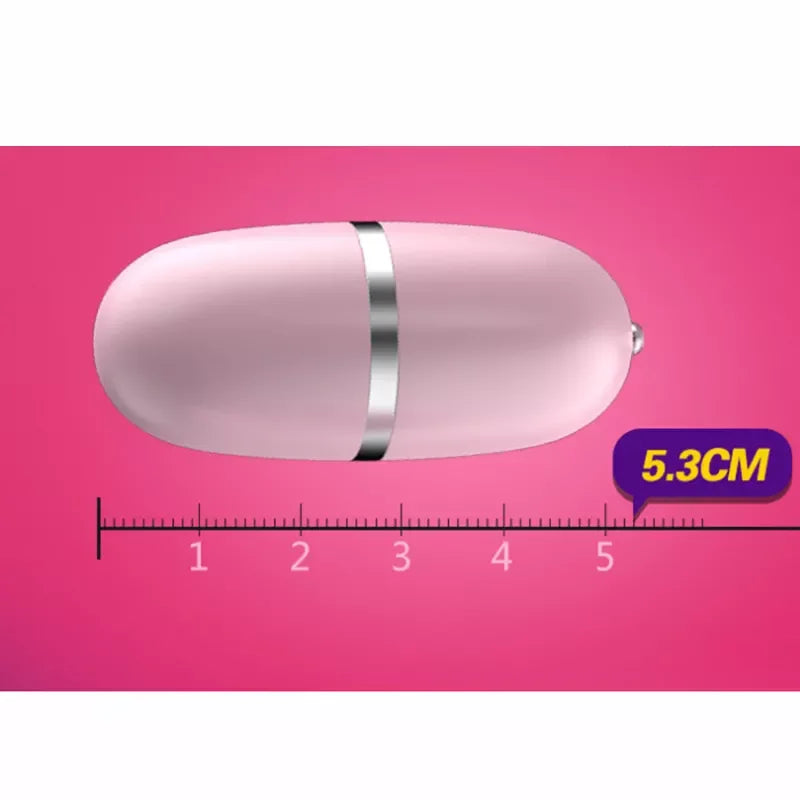Amoura Clitoral, Vaginal & Anal Vibrating Egg, Personal Massager, 7-Frequency Pulsing, Women's, Remote Control, Silicone – jumping egg