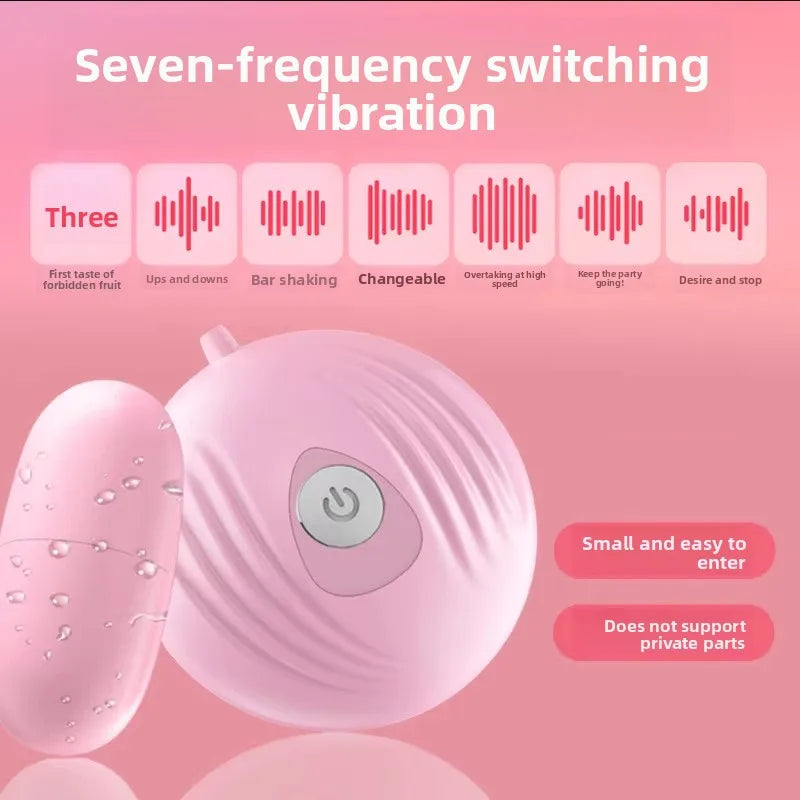 Amoura Clitoral Egg Vibrator, 7-Mode Personal Massager, Women's, Silicone, Waterproof – personal massager