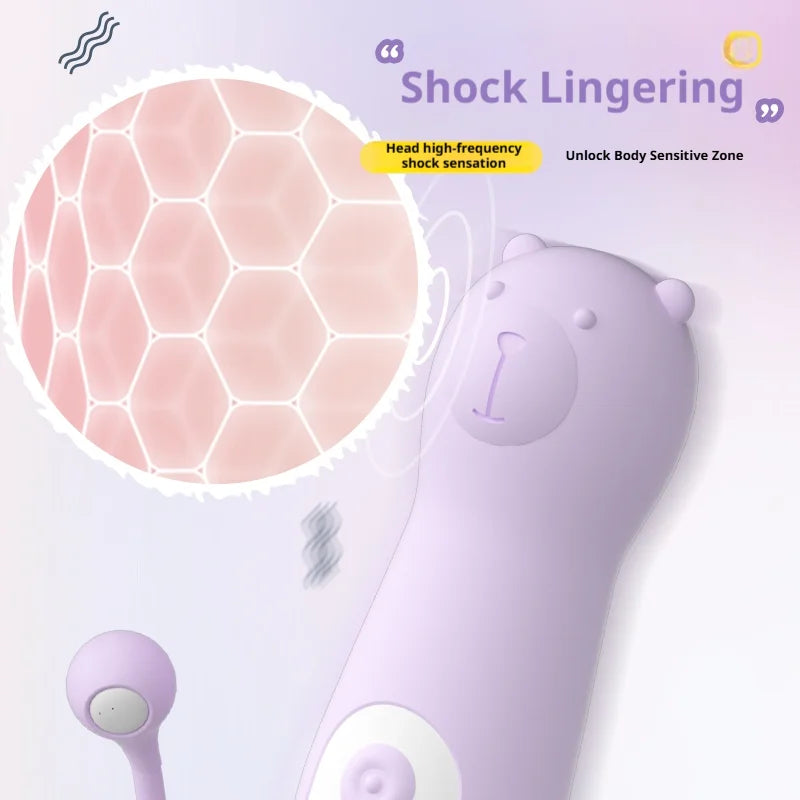 Amoura Clitoral & Vaginal Egg Vibrator, Personal Massager, Vibrating, Women's, Silicone, Waterproof – Wearable Vibrator