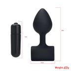 Amoura Anal Plug Vibrator, Personal Massager, Vibrating, Silicone, Waterproof – anal plug