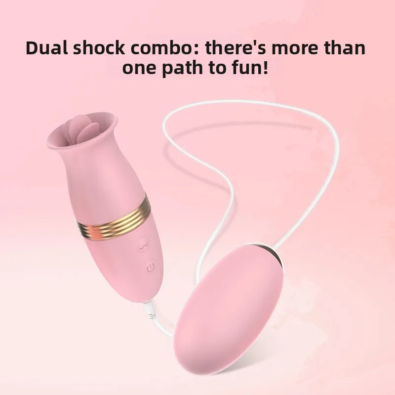 Amoura Clitoral Tongue-Licking Vibrator, Personal Massager, Licking & Vibrating, Women's, App-Controlled, Silicone, Waterproof – app-controlled vibrator
