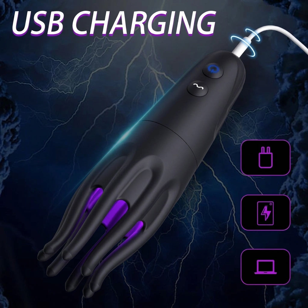 Amoura Octopus Stroker, Male Masturbator, Manual, Medical-Grade Silicone