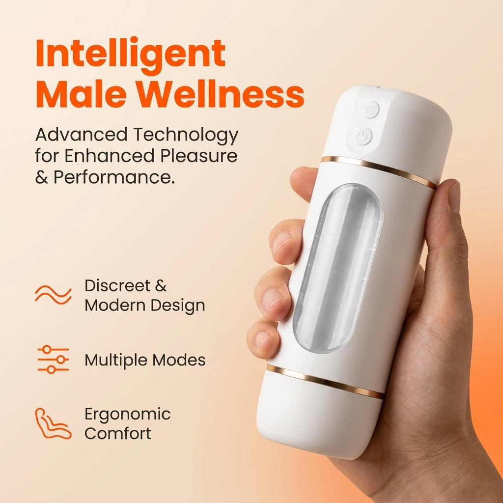Interactive Male Wellness Cup with Voice Response