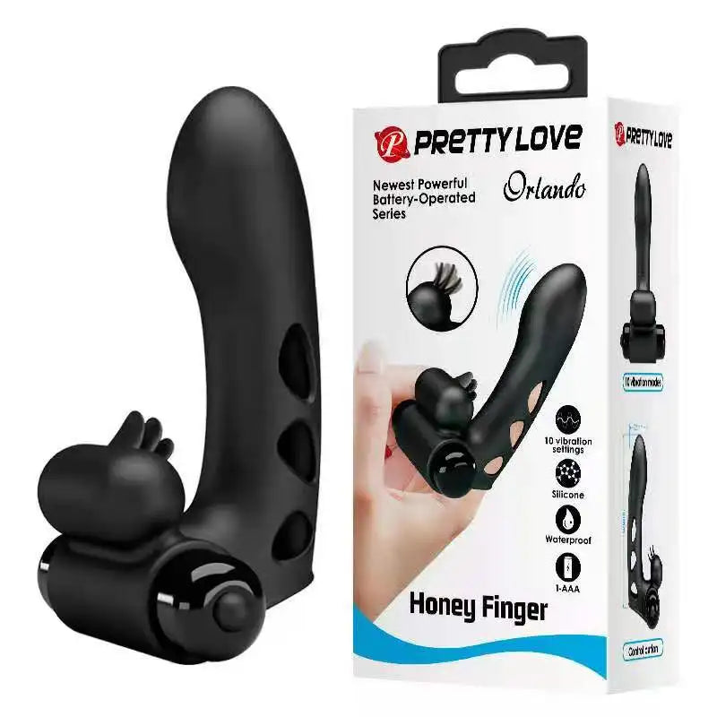 Amoura Clitoral & G-Spot Finger Vibrator, Personal Massager, Vibrating, Women's, Silicone, Waterproof – finger vibrator