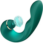 Amoura G-Spot & Clitoral Wand Vibrator, Sucking & Vibrating & Patting, Women's, Silicone – wand vibrator