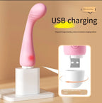 Amoura G-Spot Vibrator, Personal Massager, 10-Mode Vibrating, Women's, USB-Powered, Silicone – Waterproof Vibrator