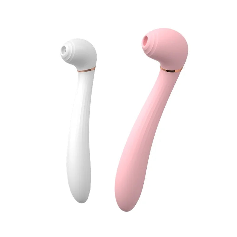 Amoura G-Spot Vibrator, Dual Suction & Vibration, Women's, Personal Massager, Medical-Grade Silicone, IPX4 Waterproof – G-Spot Vibrator