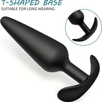 Amoura Anal Plug 3-Piece Set, Anchor Shape, Medical-Grade Silicone, Waterproof – graduated anal plug set
