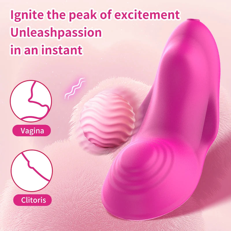 Amoura Clitoral & G-Spot Wearable Egg Vibrator, App-Controlled, Medical-Grade Silicone, IPX5 Waterproof – waterproof vibrator